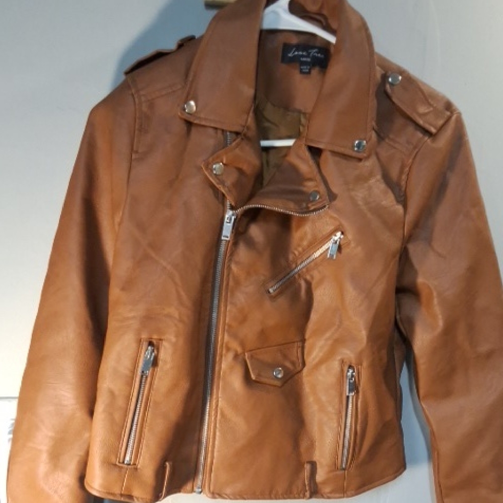 Luxe Tan Leather Jacket